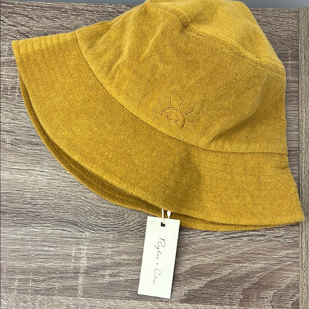 NWT (sold out) Rylee + Cru- Yellow Bucket Hat for Women